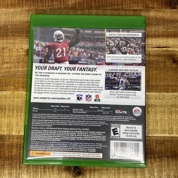 TESTED: XBOX ONE Madden 16 OBJ Cover - Picture 2 of 4